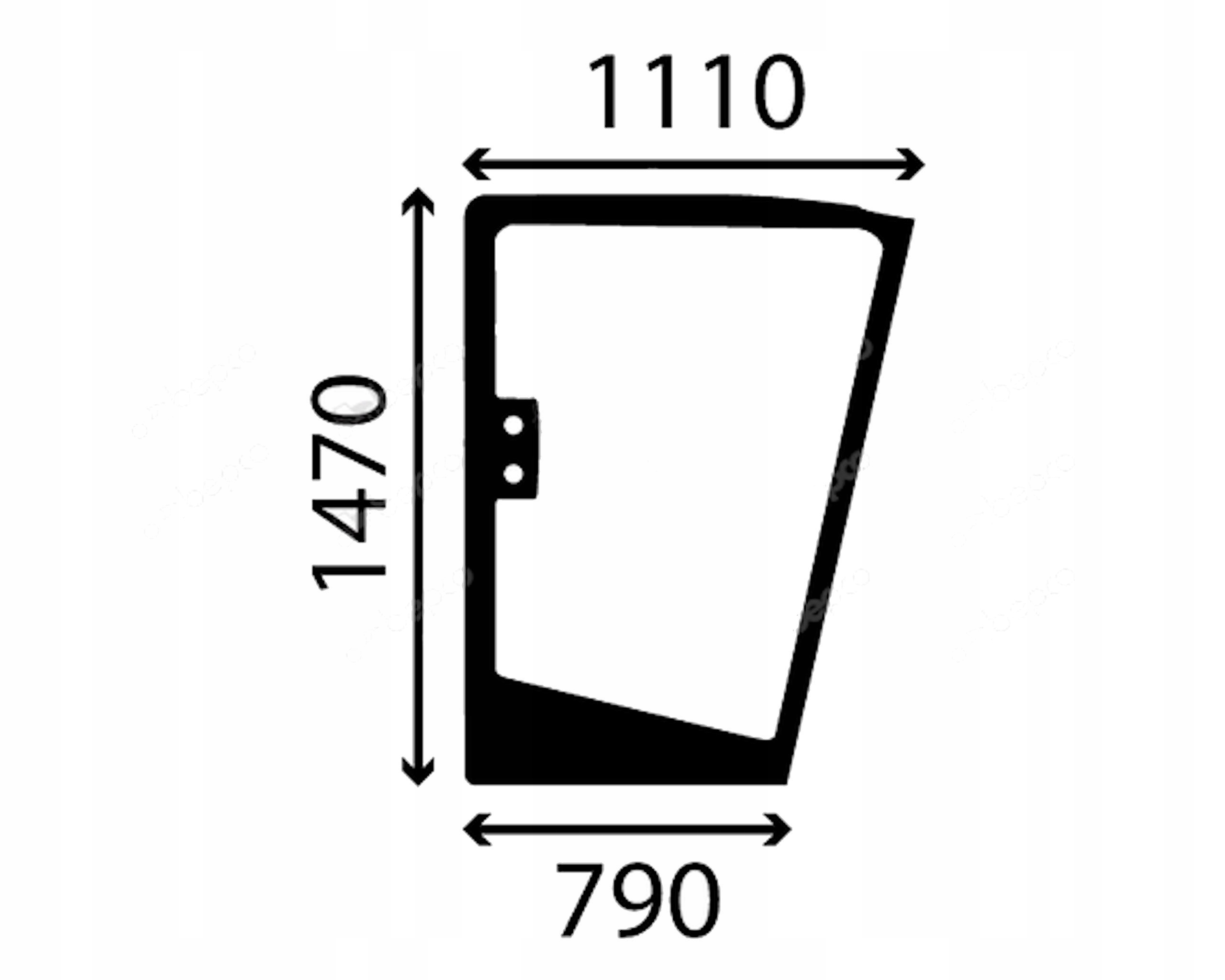 sklo kombajnu Claas Lexion Medion Jaguar boční P