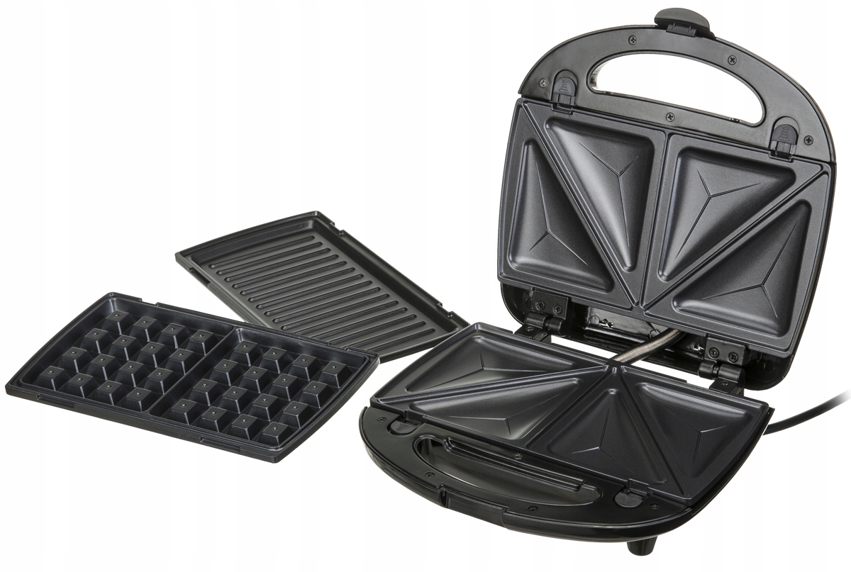 GRILL OPIEKACZ TOSTER do KANAPEK MIĘS GOFRÓW Model GRILL 3W1