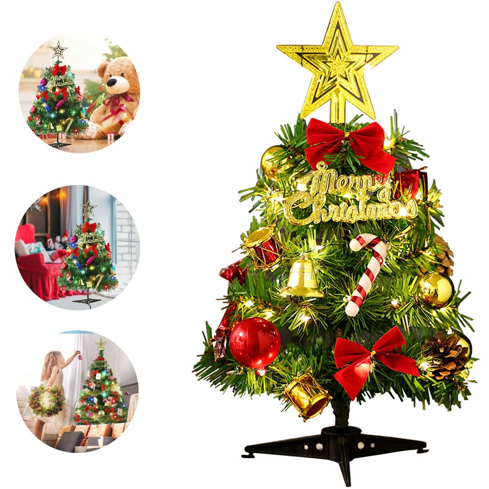 

Led 60CM Mini Choinka Mała Choinka Z Oświetleniem