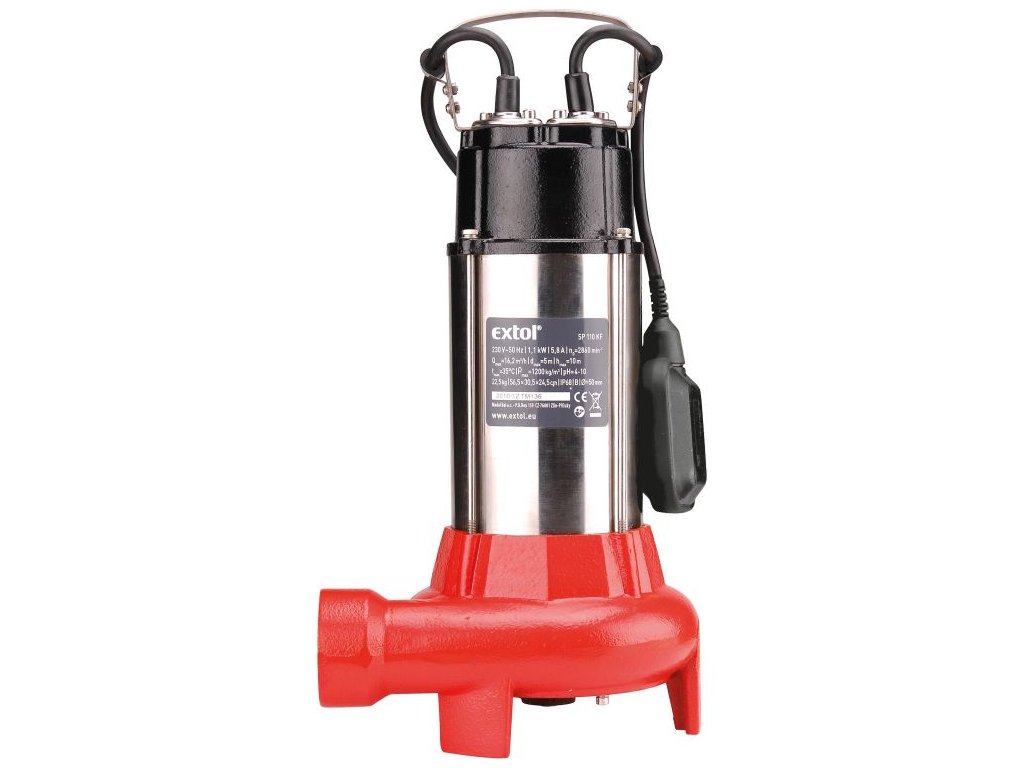 Čerpadlo el. ponorné kalové s rezacím nožom 1100W 8895005