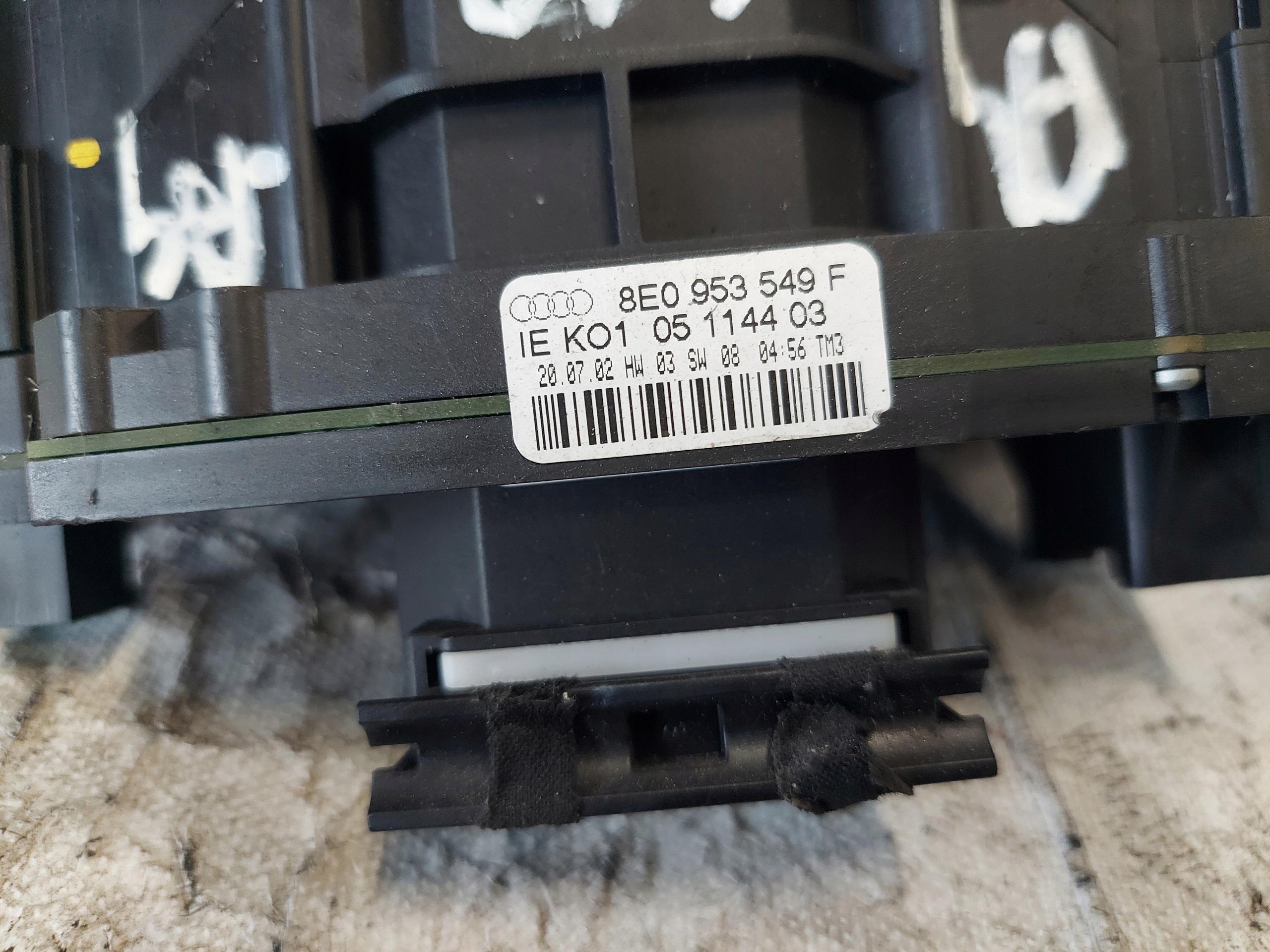 devio luci devio volante devio luci tergicristallo tergi AUDI A4 B6 8E0953549F