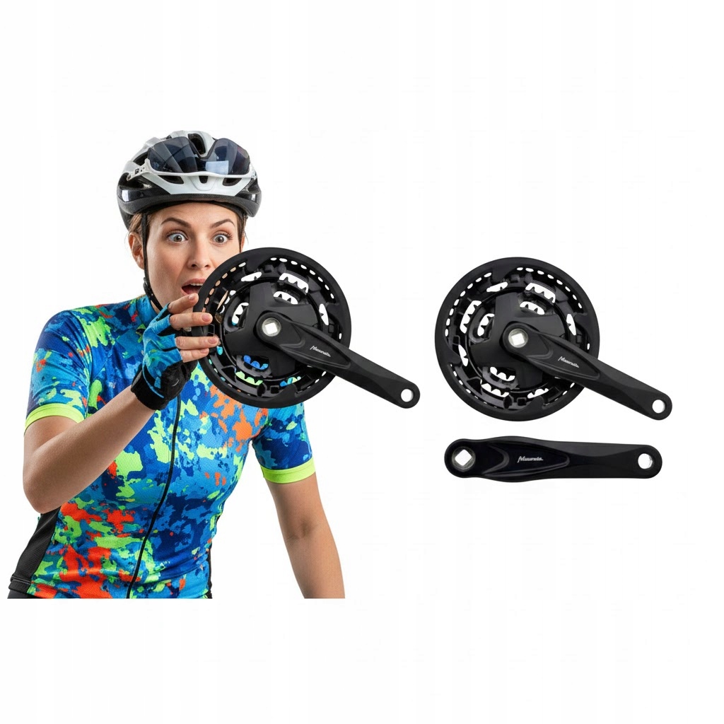 Korba rowerowa 3 rzędowa 42 32 22 170mm Mechanizm trzyrzędowy 42-32-22