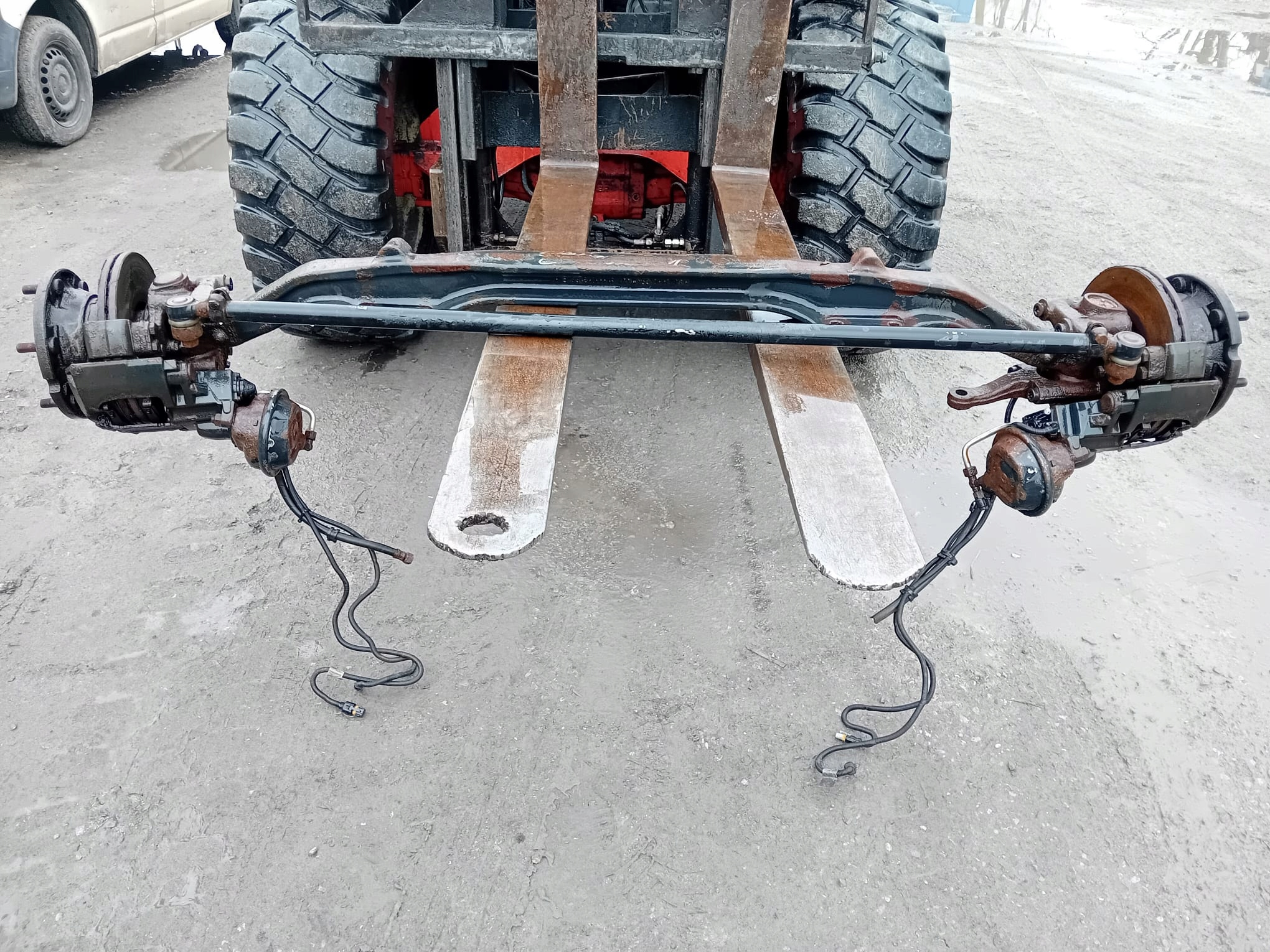 BELKA OŚ PRZEDNIA MAN TGL ZWROTNICA