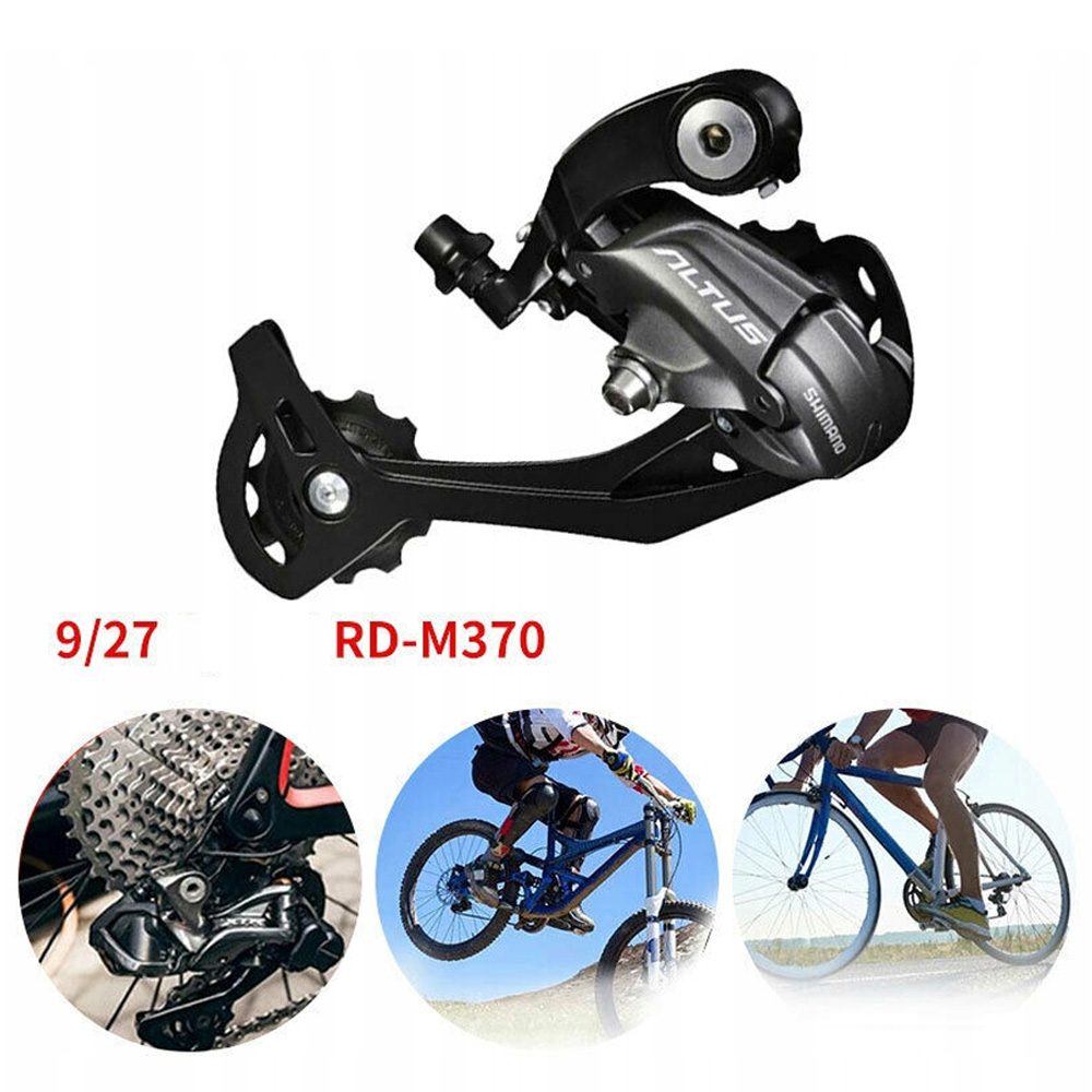 PRZERZUTKA ROWEROWA TYLNA 9 RZ. SHIMANO ALTUS RD-M370 CZARNA Marka inna