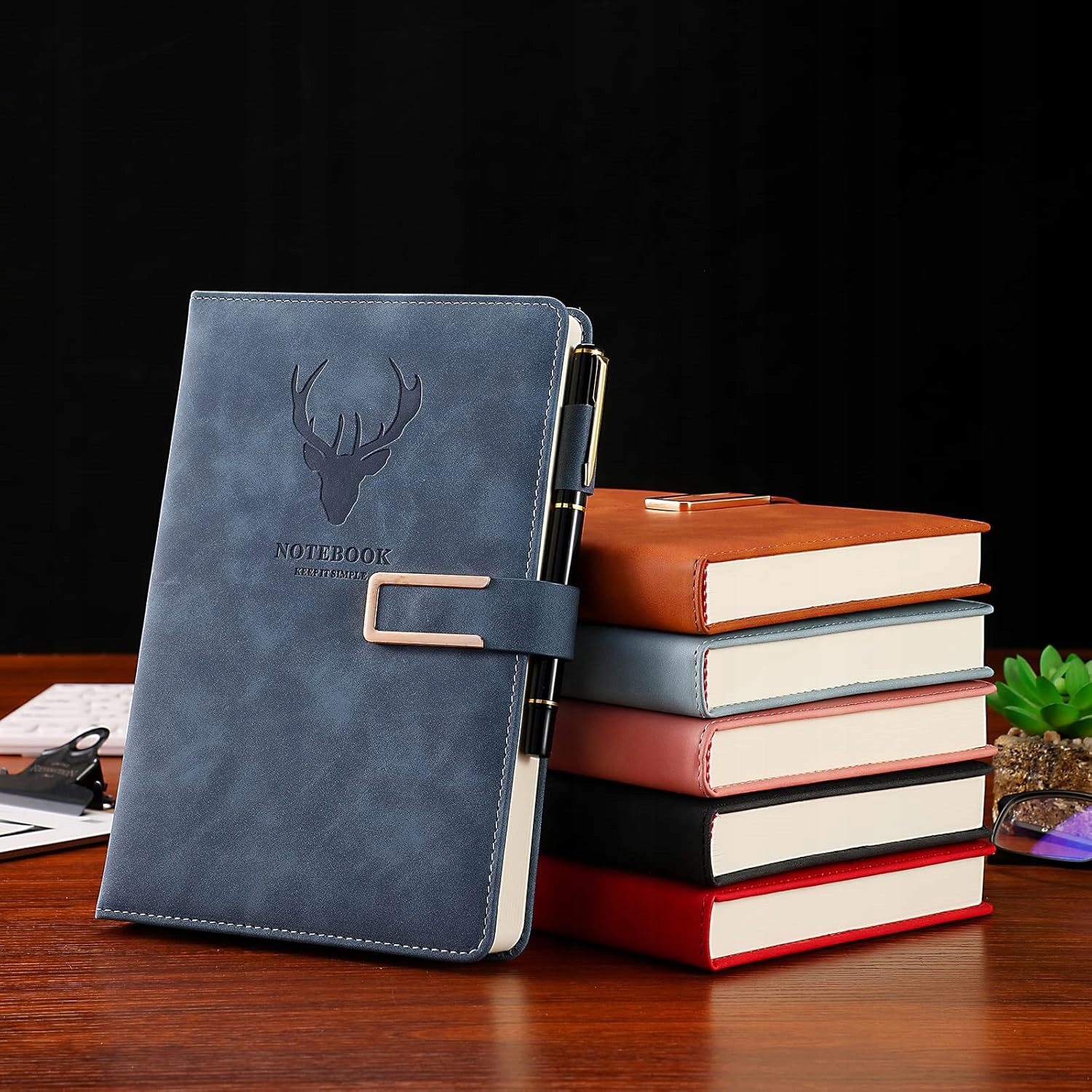 NOTATNIK A5 PAMIĘTNIK 360 STRON GRUBY PAPIER TWARDA OKŁADKA ZAMEK DŁUGOPIS Rodzaj notes