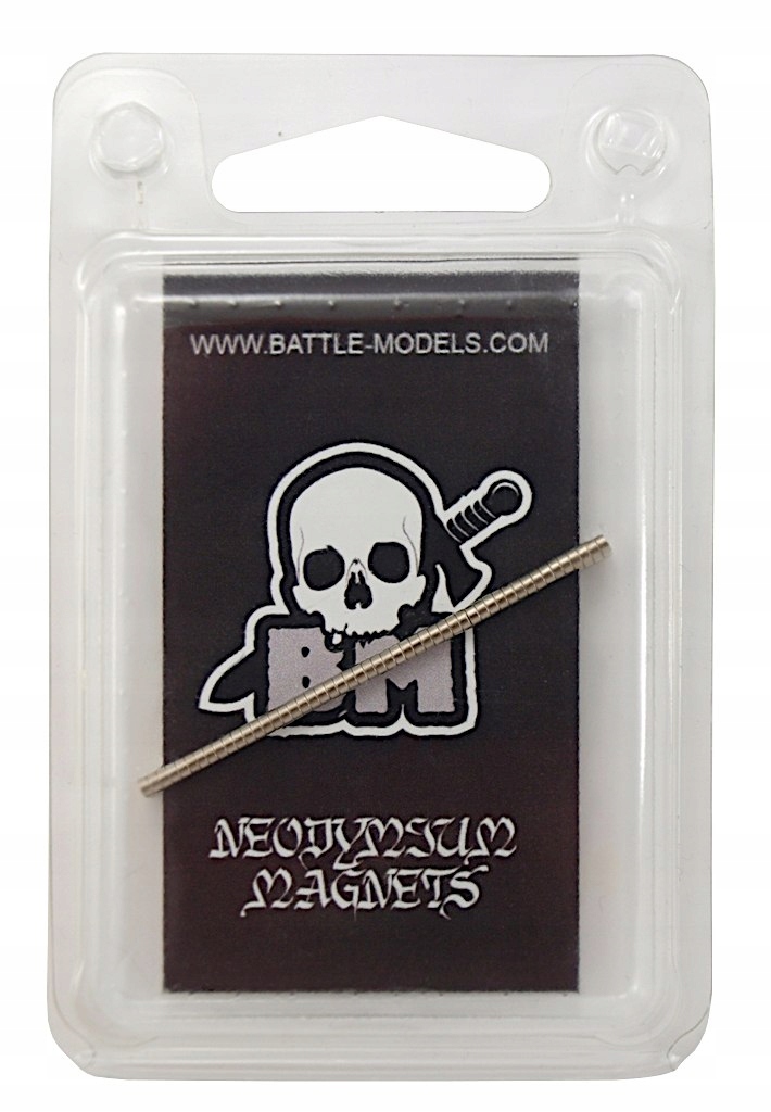 

Magnesy neodymowe 2x1mm N38 50 szt.