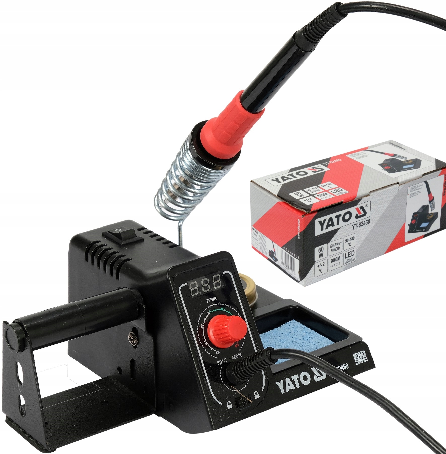 STACJA LUTOWNICZA LCD GROT 900M 60W Marka Yato