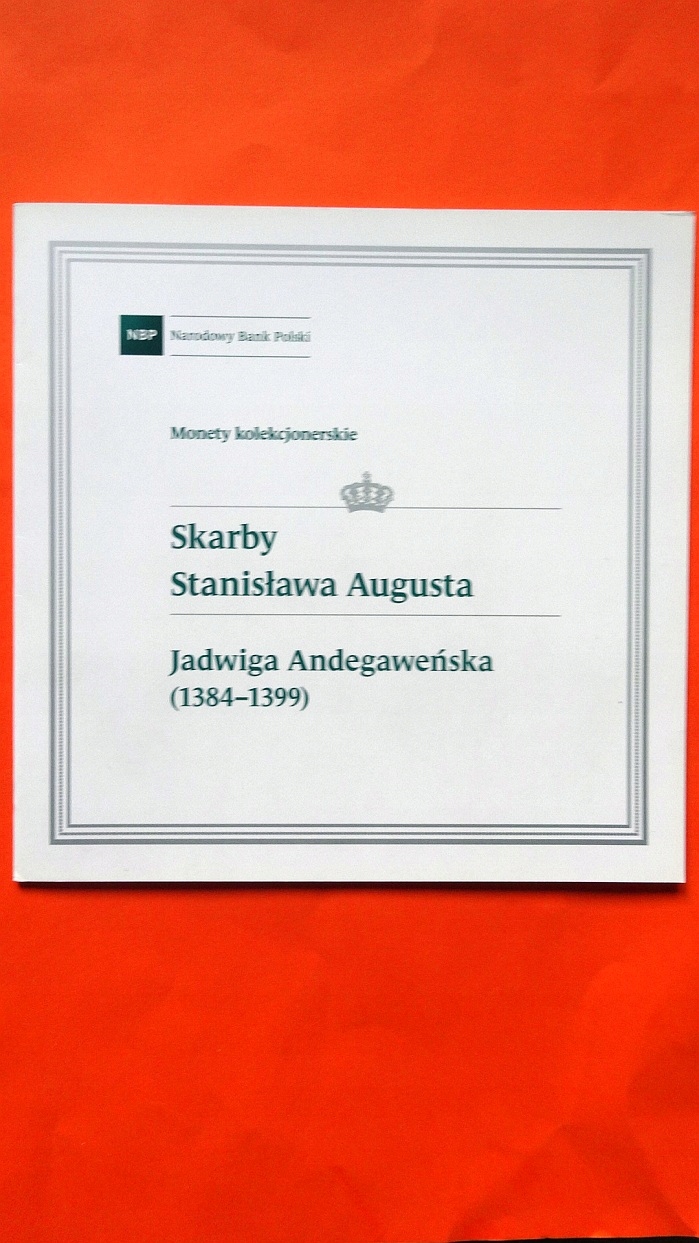 Folder 50 zł 2014 JADWIGA ANDEGAWEŃSKA,stan I