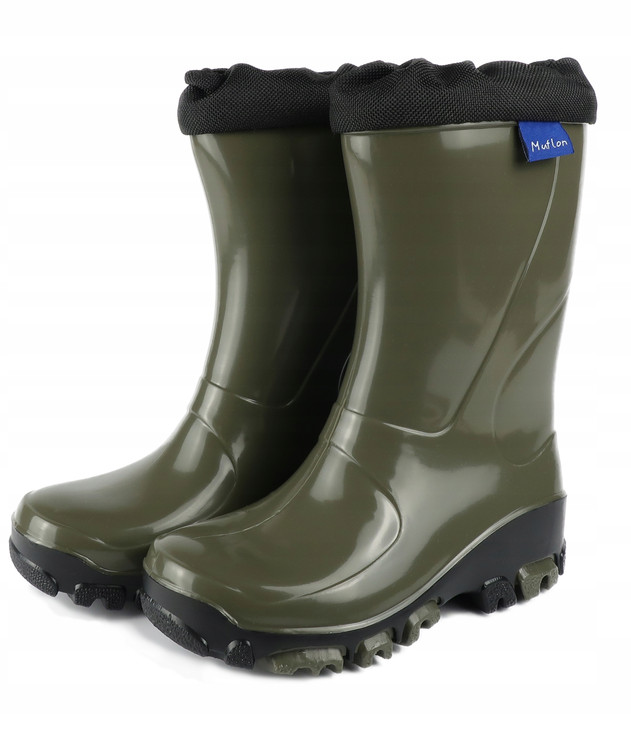 РЕЗИНОВЫЕ САПОГИ ДЛЯ ДЕТЕЙ RENBUT МУФЛОН ХАКИ 33 / 34