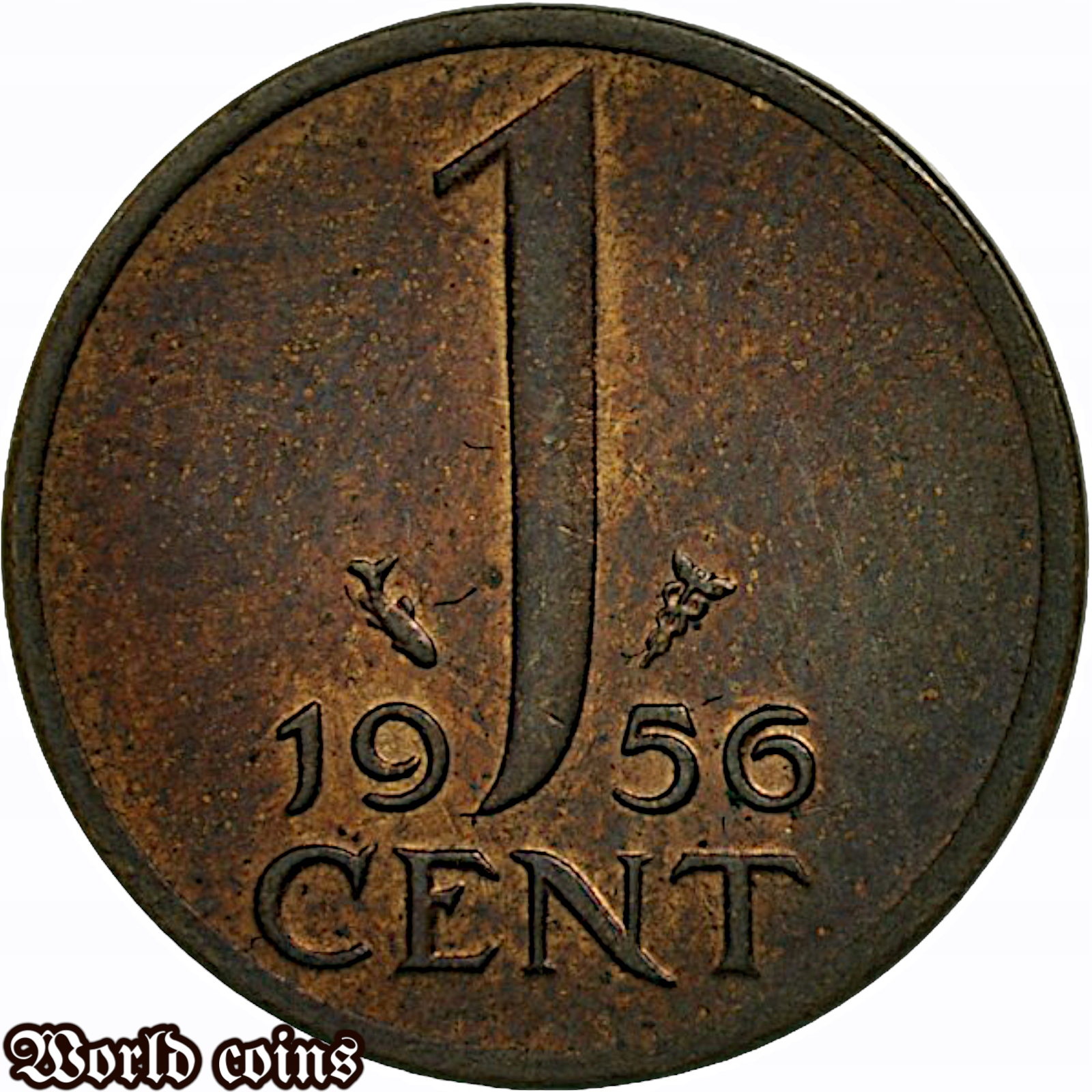 1 CENT 1956 HOLANDIA