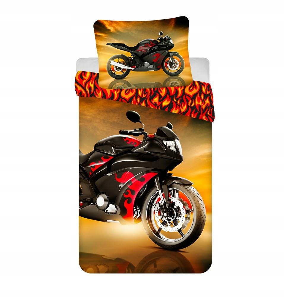 

Pościel 140x200 Motor Motorbike Red