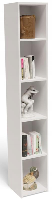 Regál 180 EX3 biela skrinka na knihy