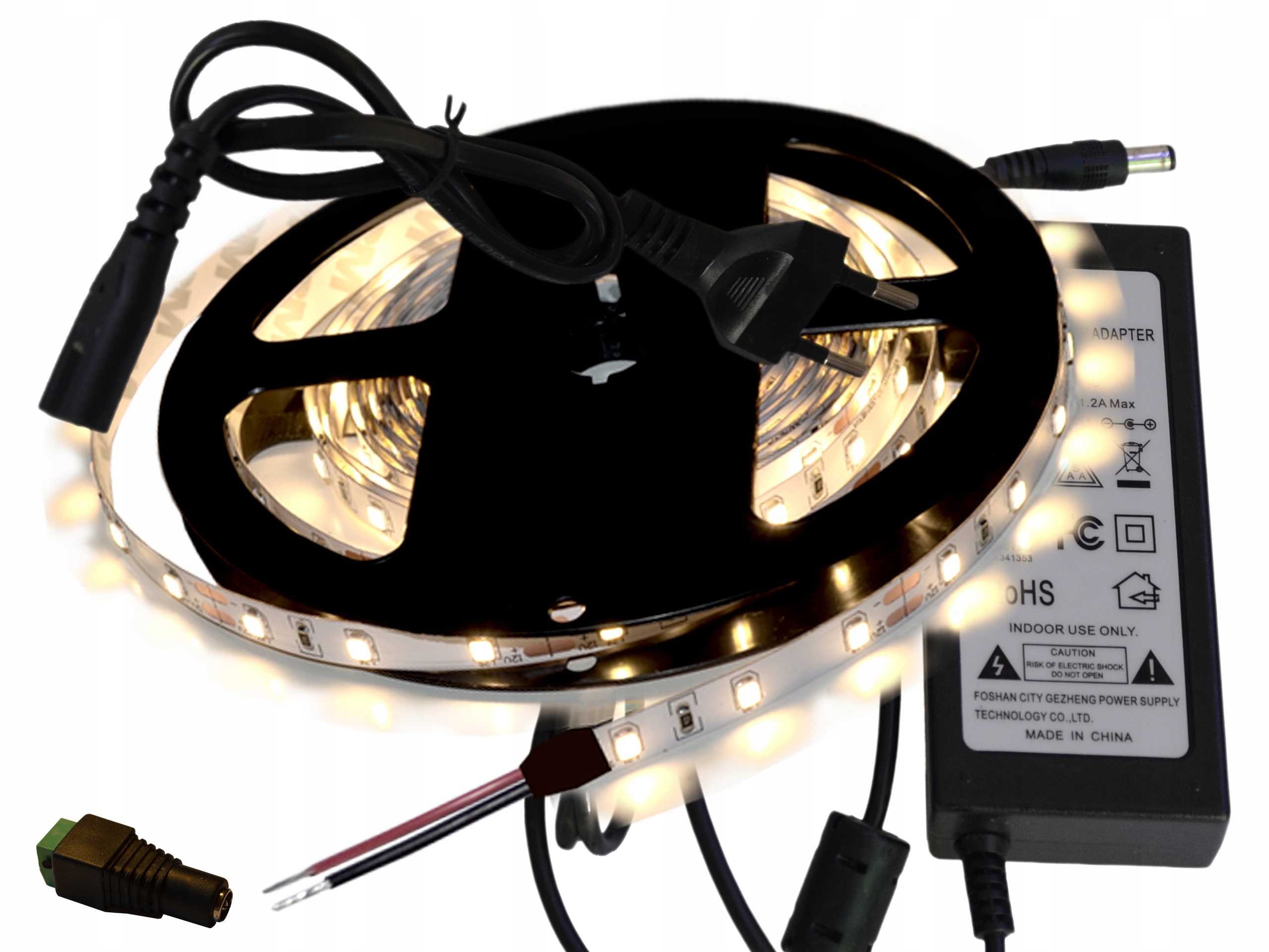 

Zestaw Taśma 2835 300 Led Neutralna Zasilacz 7m