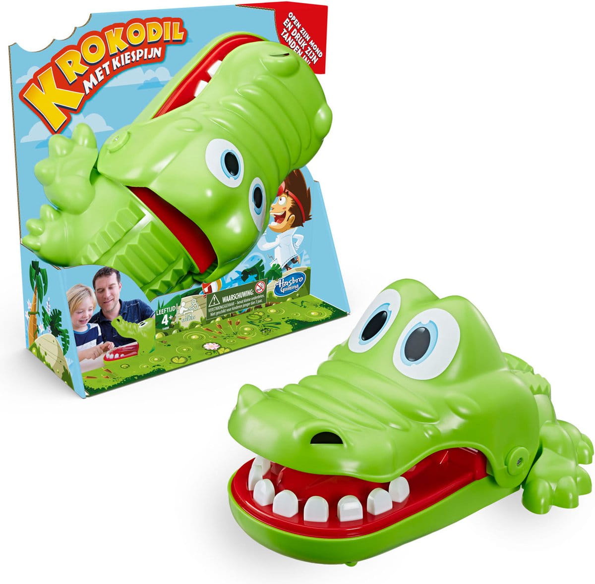 Hasbro 2006442 B0408 Gra zręcznościowa krokodyl dentysta
