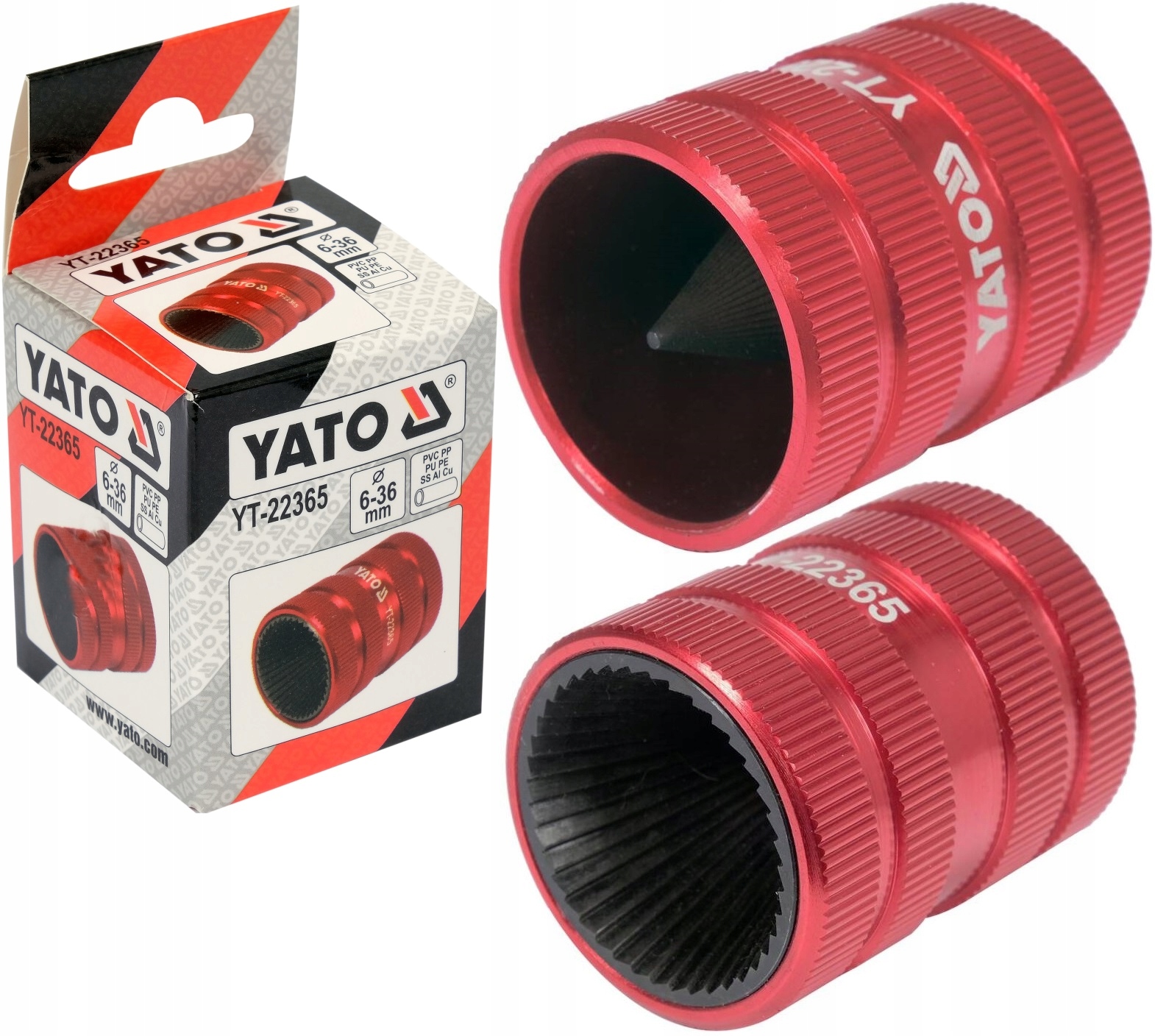 YATO GRATUATOR ФАЗЕР ДЛЯ СТАЛЬНЫХ, МЕДНЫХ, PEX ТРУБ 6-36MM YT-22365