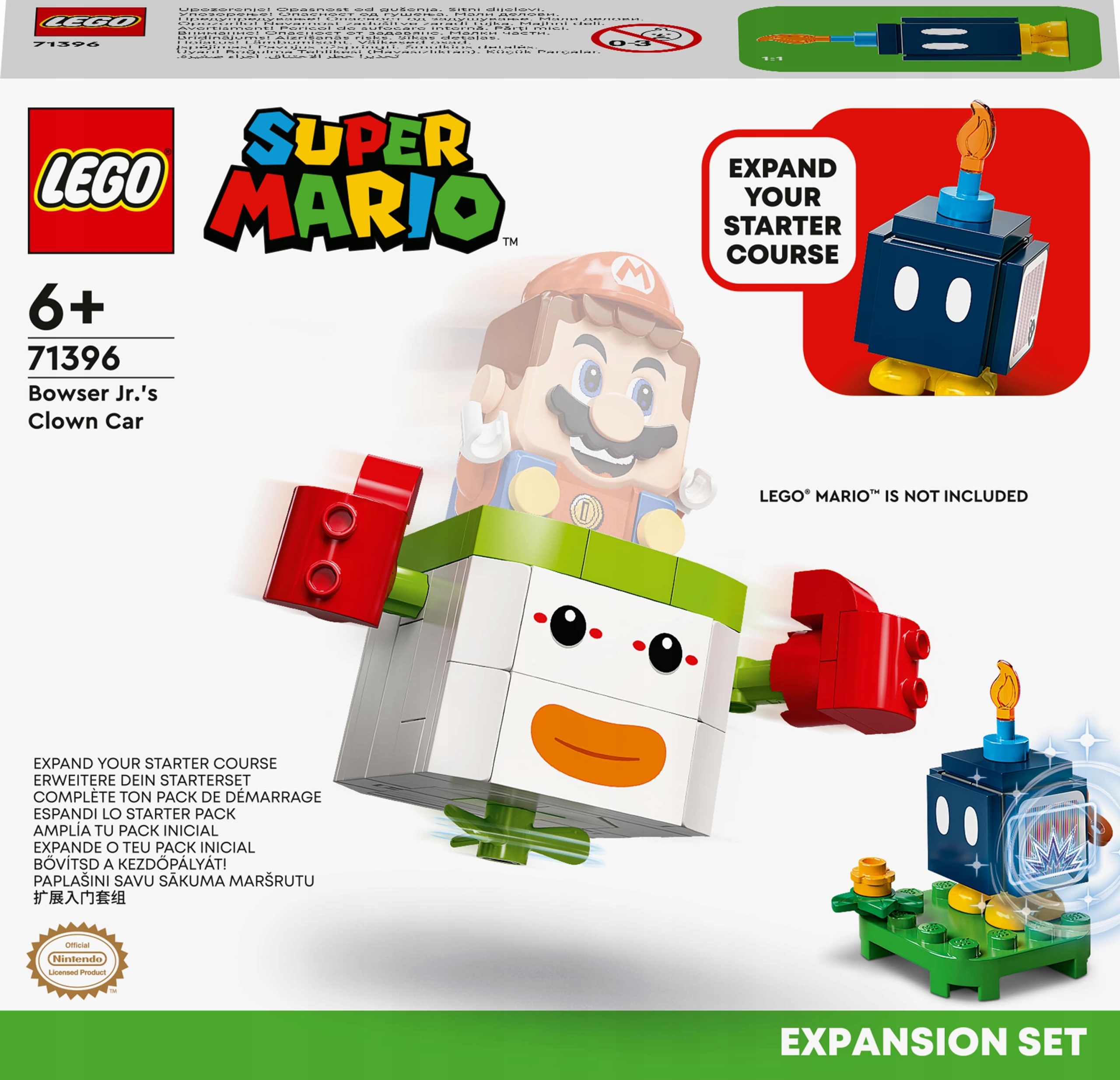 

Lego Mario Zestaw Samochód Bowsera Jr. 71396