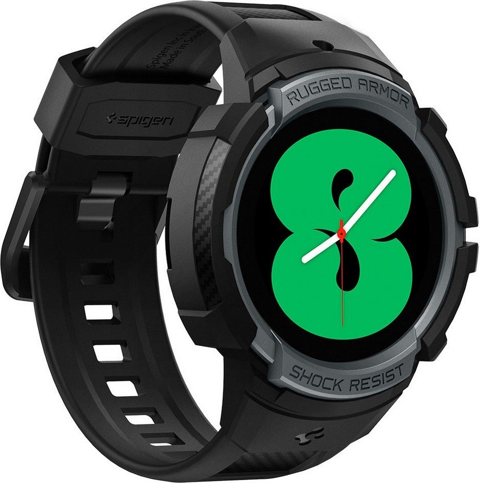 SPIGEN PASEK + ETUI OBUDOWA DO GALAXY WATCH 4 44MM - Komfort i Ochrona Kompatybilność Samsung