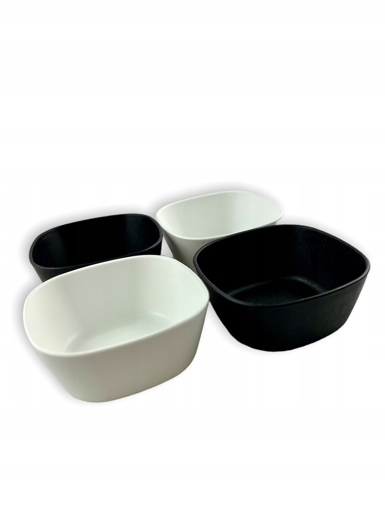 MISECZKA NA DIPY 4 szt. BIAŁY CZARNY