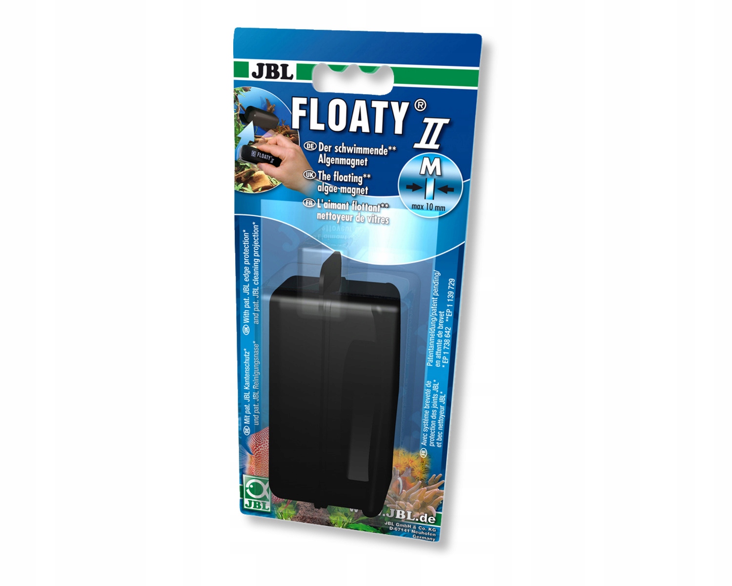 Levně Jbl Floaty II M plovoucí magnetický čistič 10 mm
