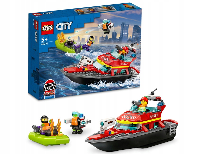 

Lego City Łódź strażacka 60373
