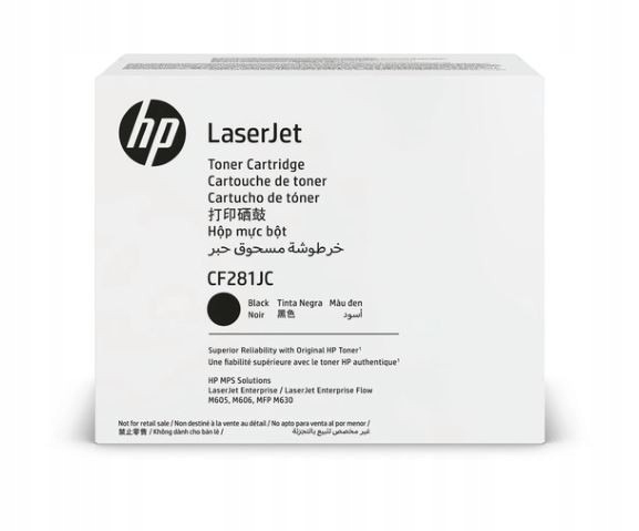 Toner Hp Laserjet CF281JC Originál černý (black) pro Enterprise M630f