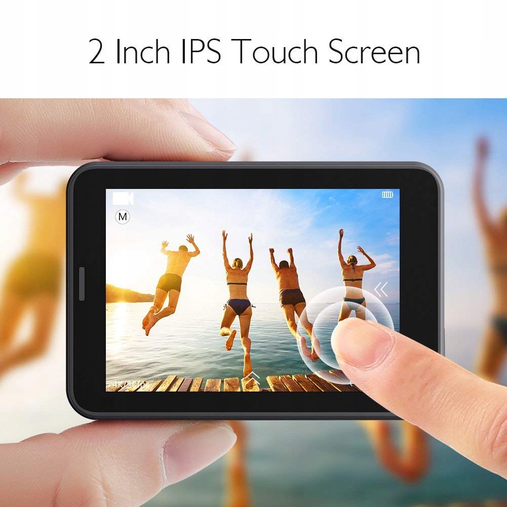 AKASO Kamera Sportowa 4K 30FPS 20MP WiFi Ekran Dotykowy EIS 40M Podwodna — miniatura 3