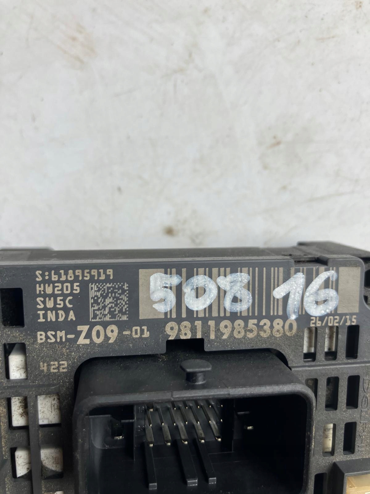 modulo BSM Z09 PEUGEOT 508 e LIFT 9811985380