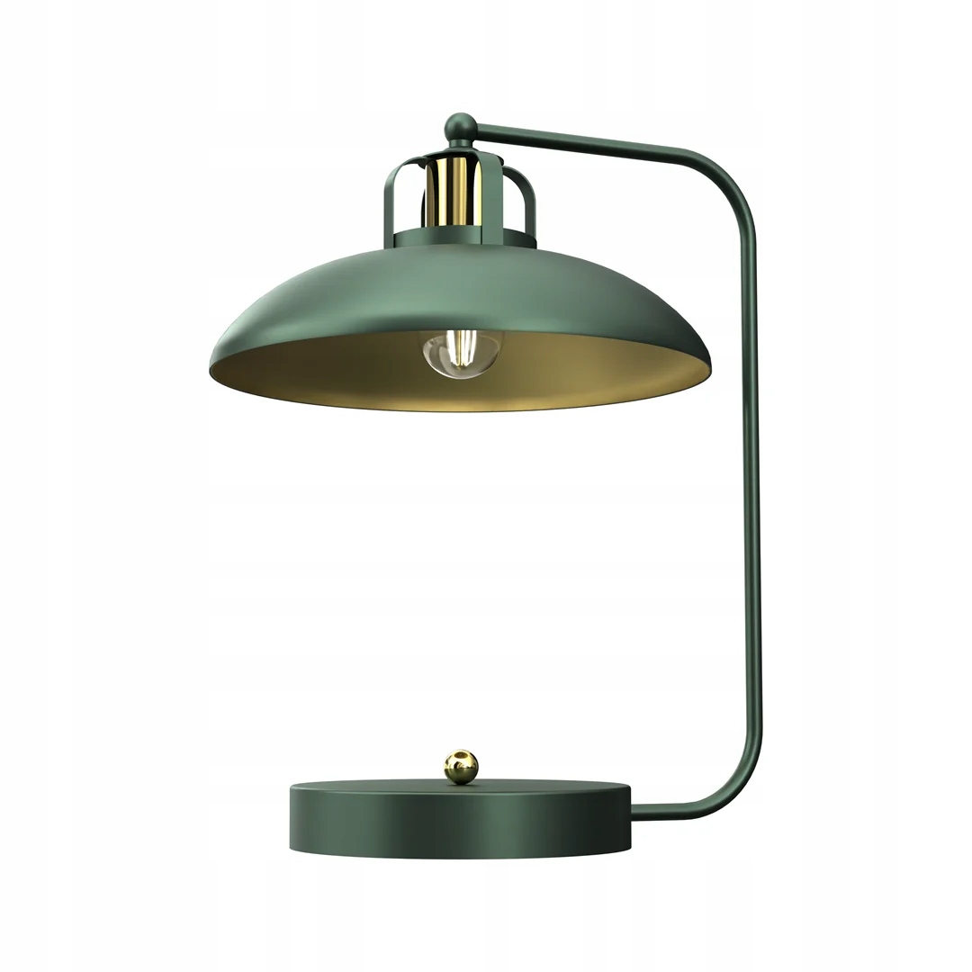 Stolová lampa zelená 1x60W Felix E27 Industriálna Milagro