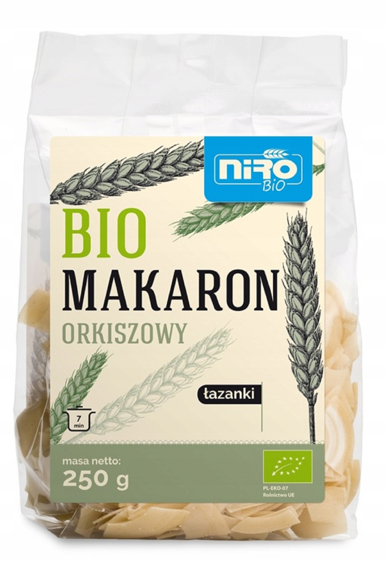 Levně 3X Bio Těstoviny lazanki (250 g) Niro Bio