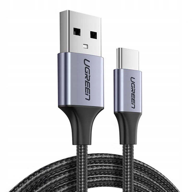 UGREEN USB do USB-C QC3,0 US288 2m Czarny