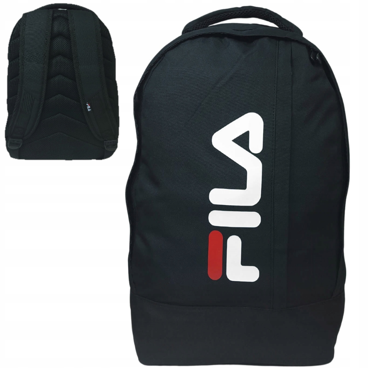 Batoh Prostorný Sportovní Černý Fila Nápis Penál