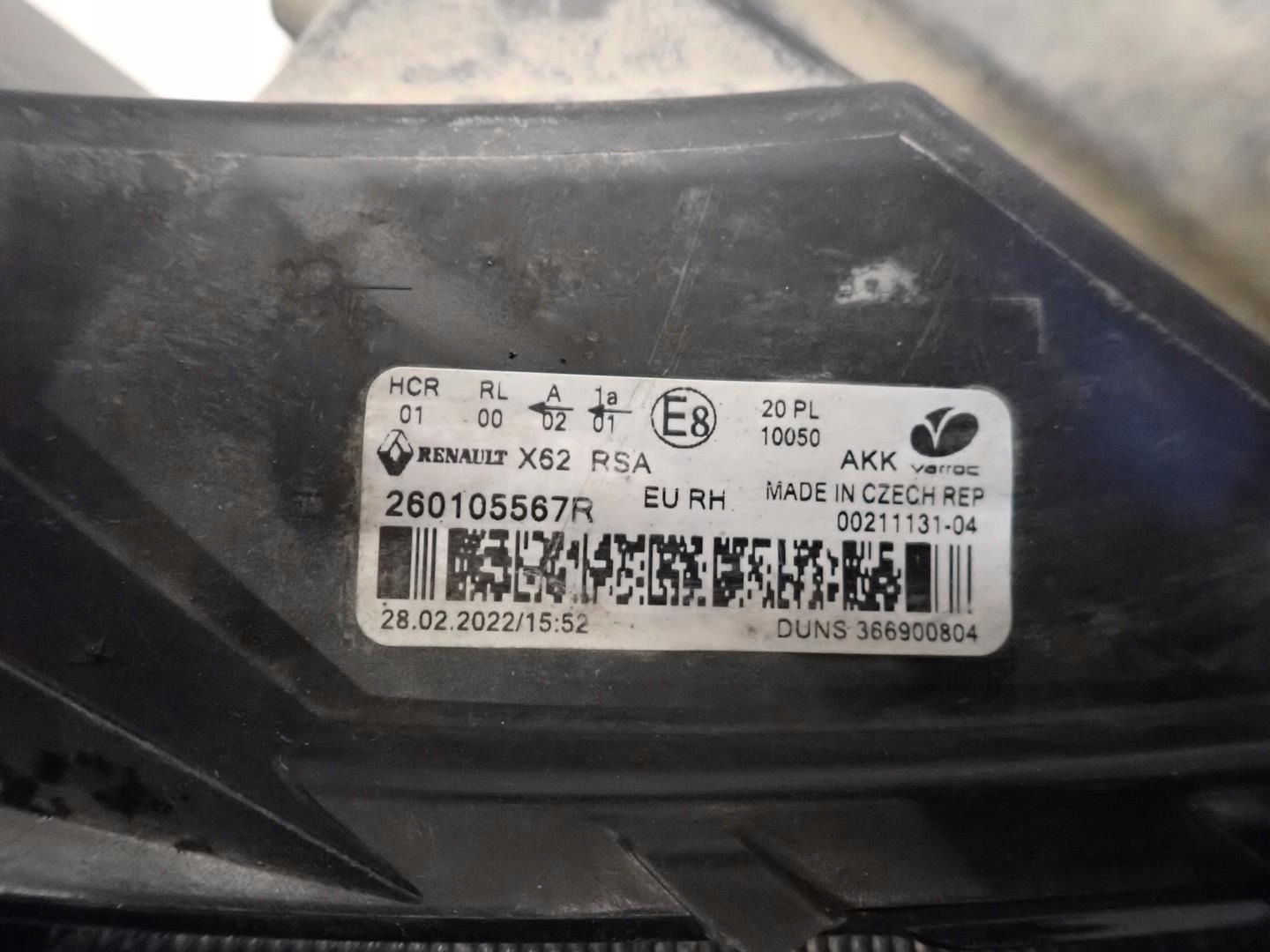 light front front right RENAULT MASTER IV 2019- 260105567