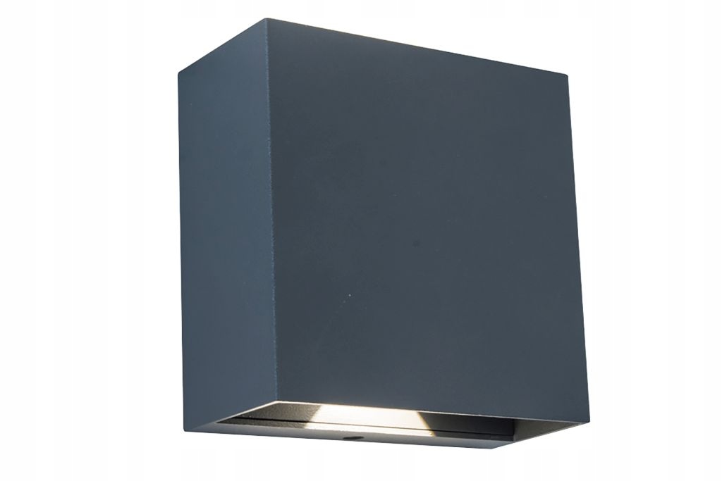 Led venkovní nástěnné svítidlo 10W s regulací antracit Gemini Lutec