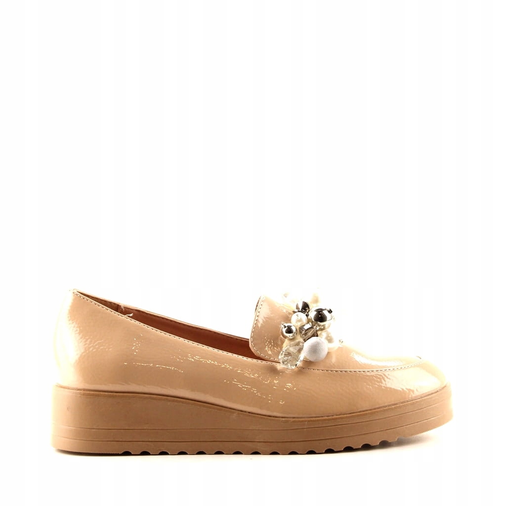 Dámské Polobotky Na Koturnu Potocki 12019 Béžová 37