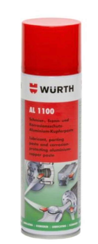 Wurth Pasta aluminiowa AL 1100. 300ML
