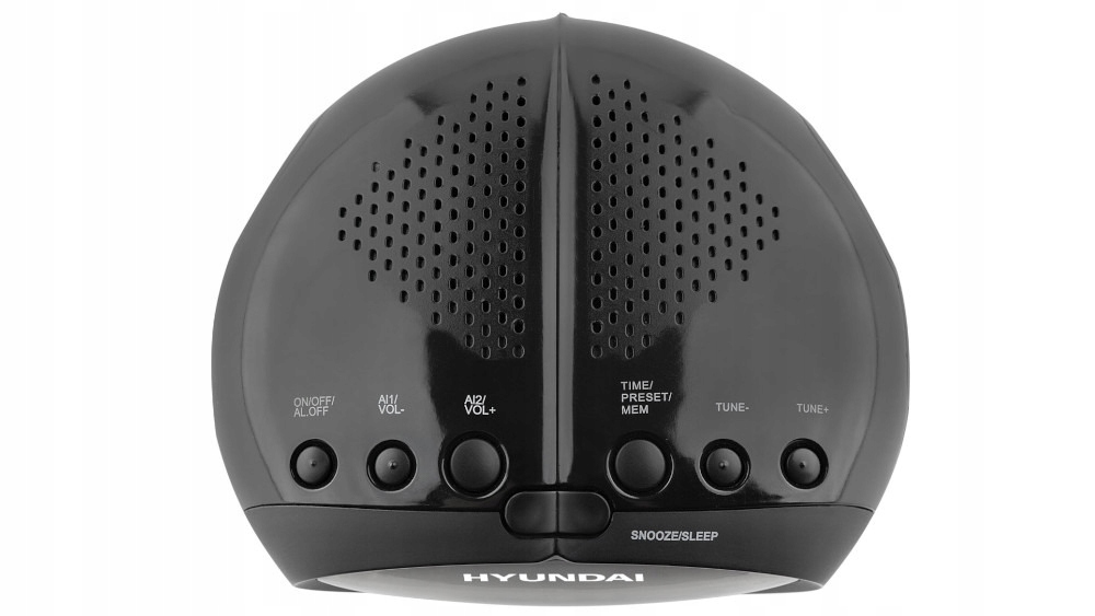 RADIOBUDZIK HYUNDAI RAC213B SNOOZE Czarny Radio FM