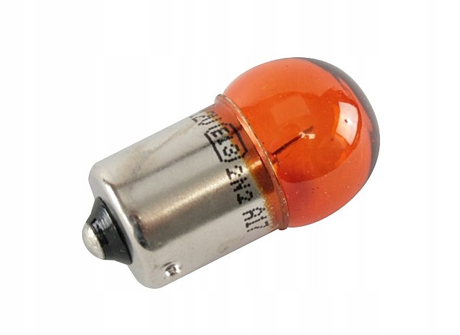 Żarówka kierunków 12V 10W BA15S BOSMA Pomarańc