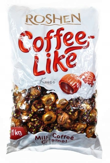 Levně 2x Roshen Coffe-Like bonbóny bonbóny s náplní 1 kg