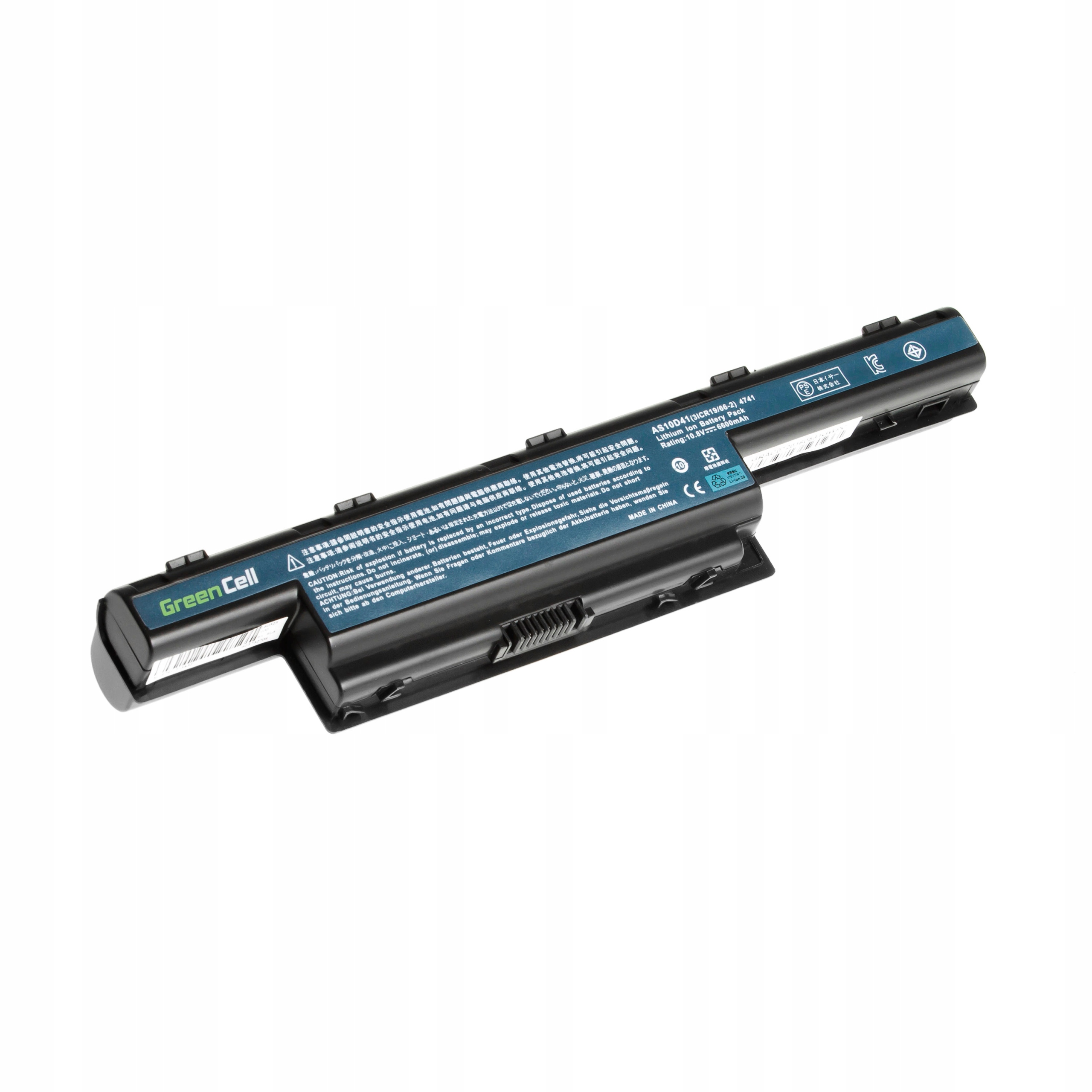 Bateria AS10D31 AS10D41 AS10D51 AS10D71 AS10D75 do Acer Aspire 6600mAh Producent Green Cell