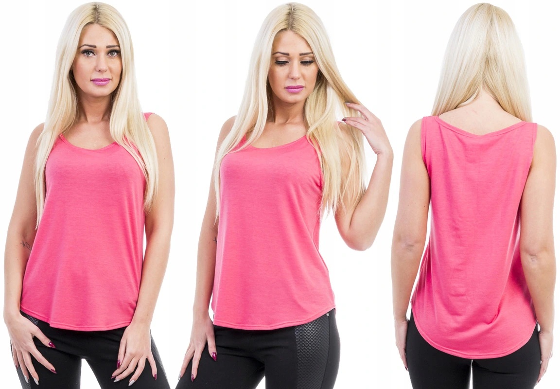 LETNIA BOKSERKA KOSZULKA LUŹNA KORALOWA roz.52 Płeć kobieta