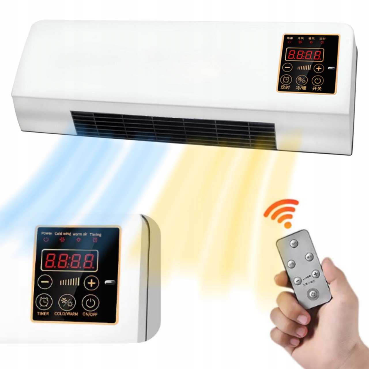 Nástěnný Klimatizátor Bez Venkovní Jednotky 1.8 Kw, Tepelné Čerpadlo