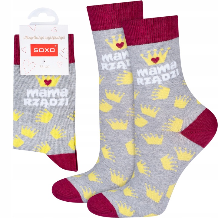 

Skarpetki na dzień matki Soxo dla Mamy