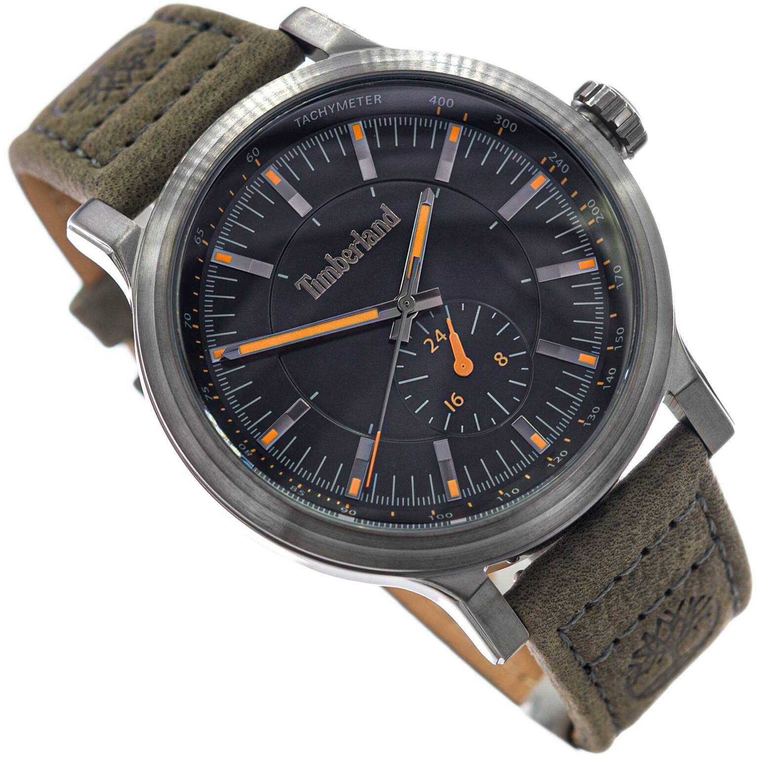 Pánské Hodinky Timberland TDWGF2231003 Driscoll Zelené Na Řemínku Neobrite