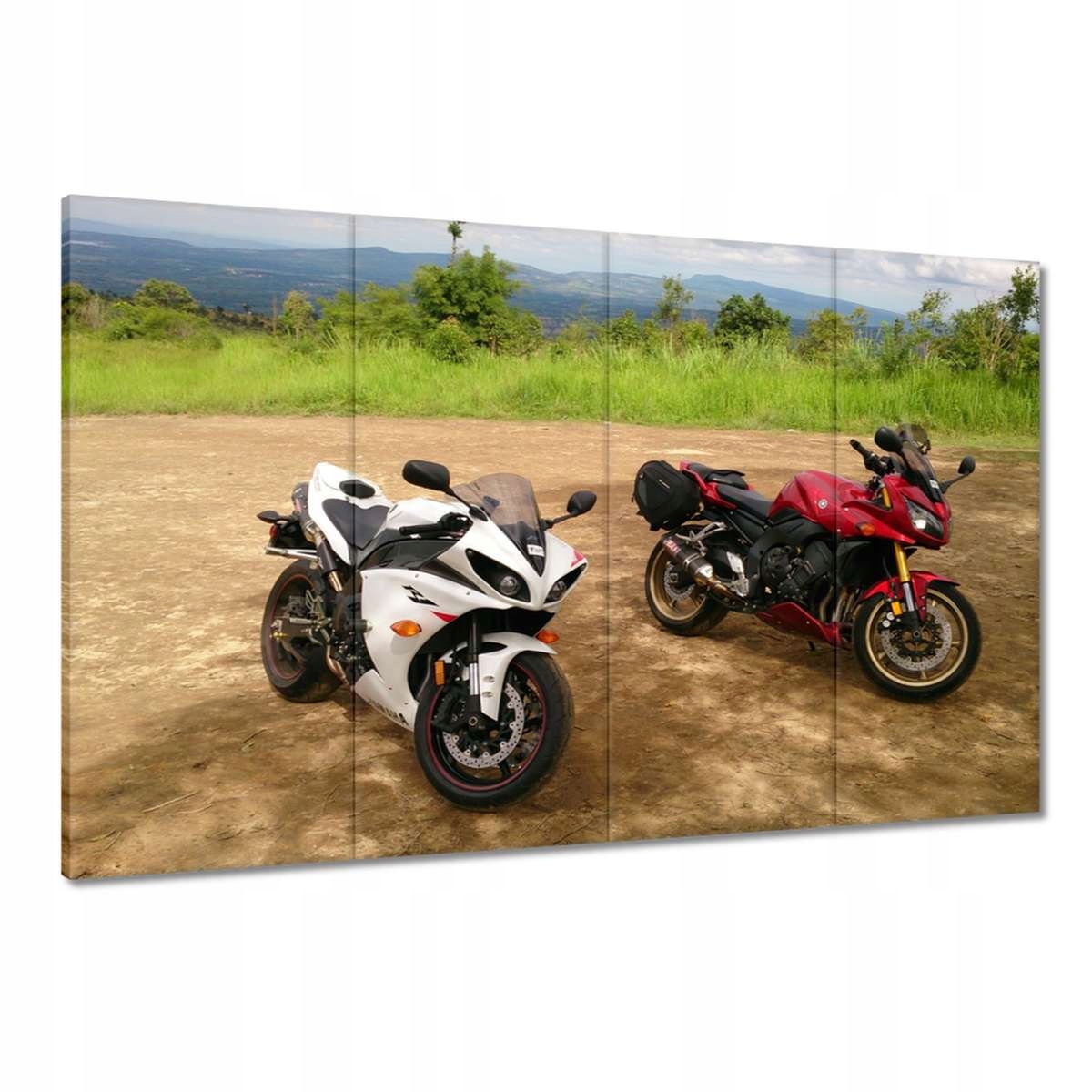 Obrazy 120x80 Yamaha R1 v terénu