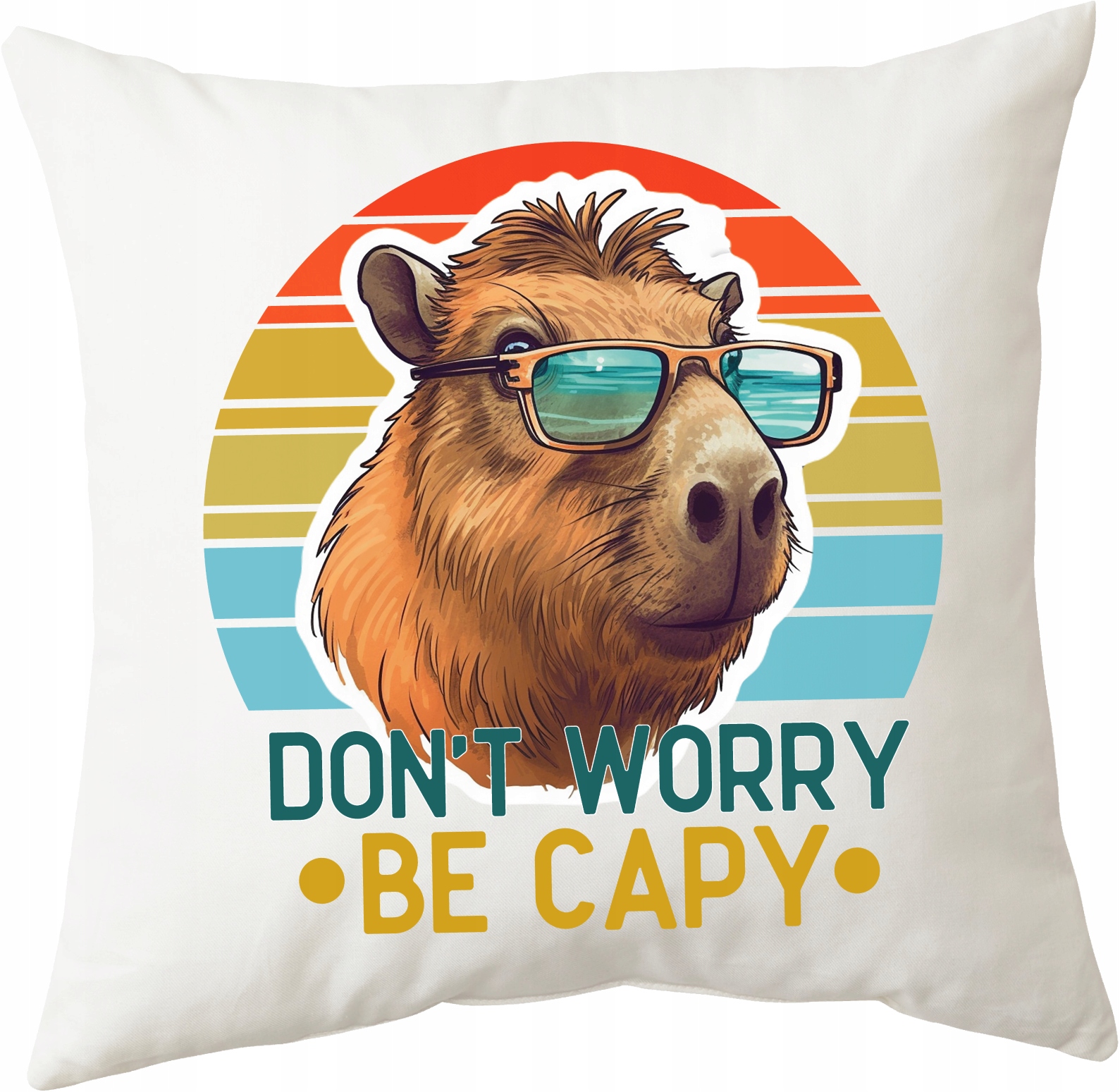 

Poduszka Kapibara Don't Worry Be Capy