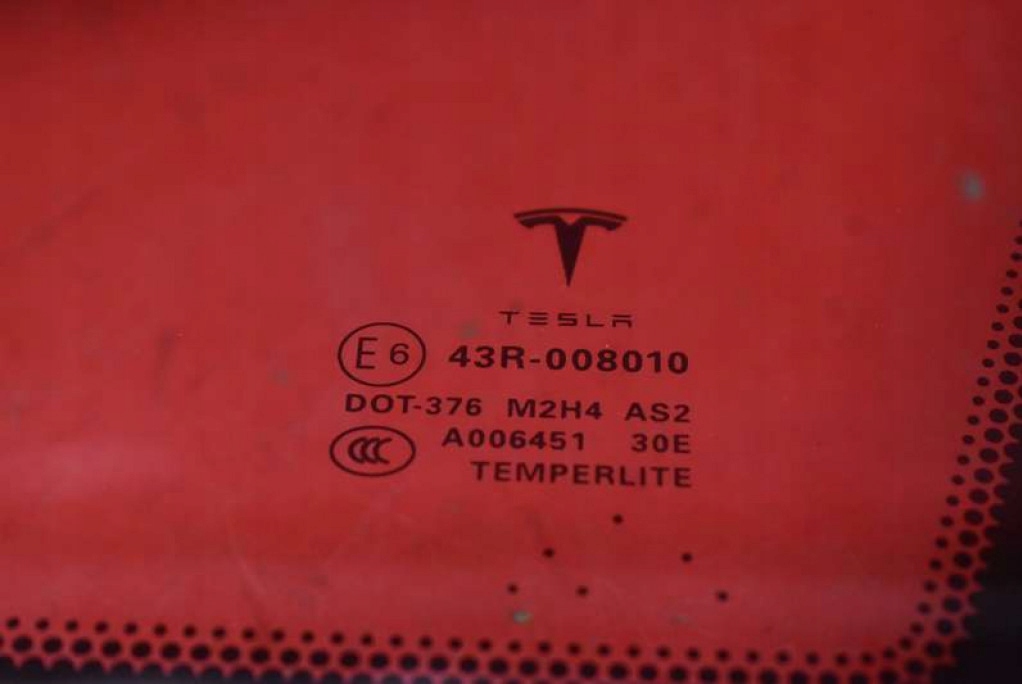 window bodywork right rear part TROJKATNA TESLA MODEL S 12-20
