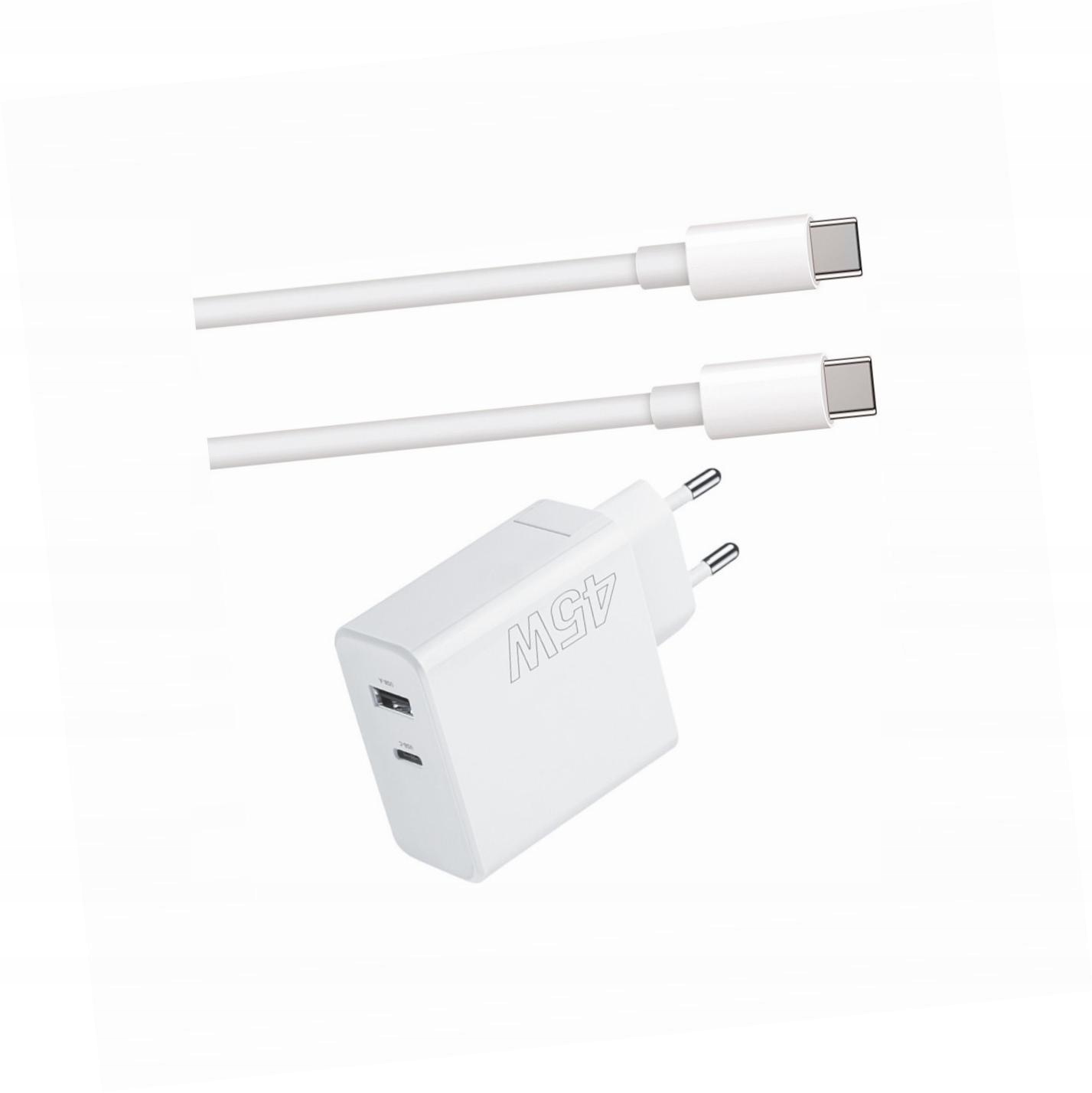 Szybka ładowarka 45W z długim kablem 2m 2 wejścia do Google Pixel 9
