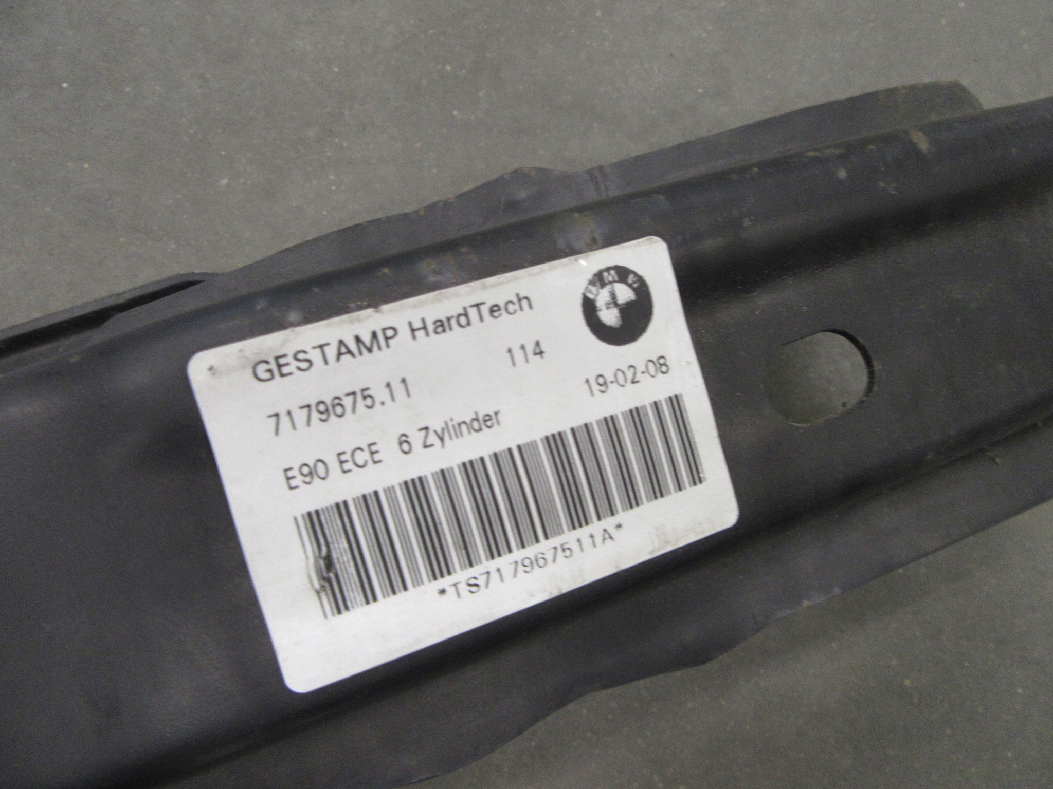 console bumper support supports rear part BMW e90 e91