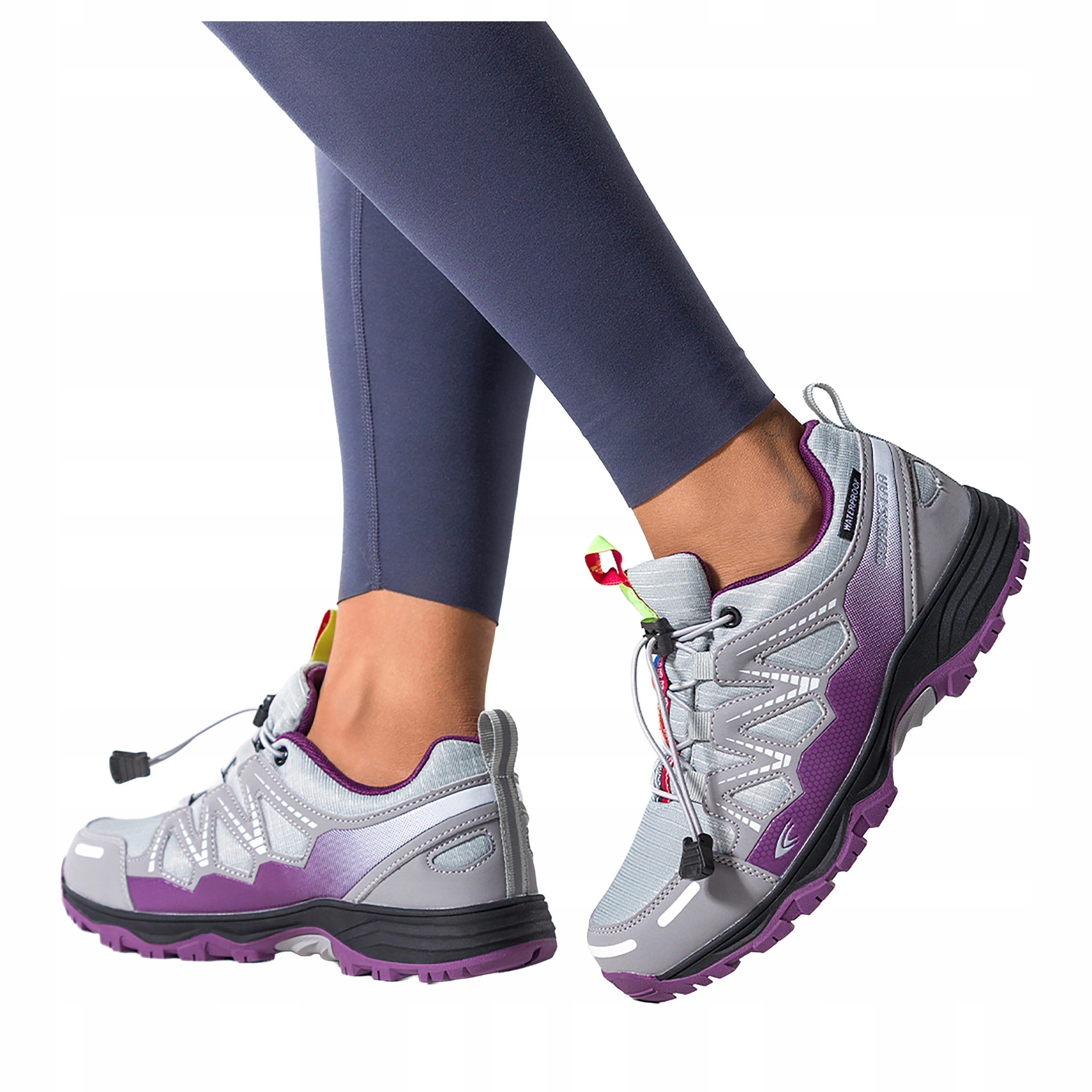Trekové Boty Šedé Dámské Sportovní Voděodolné Šněrovací Pohodlné vel. 40