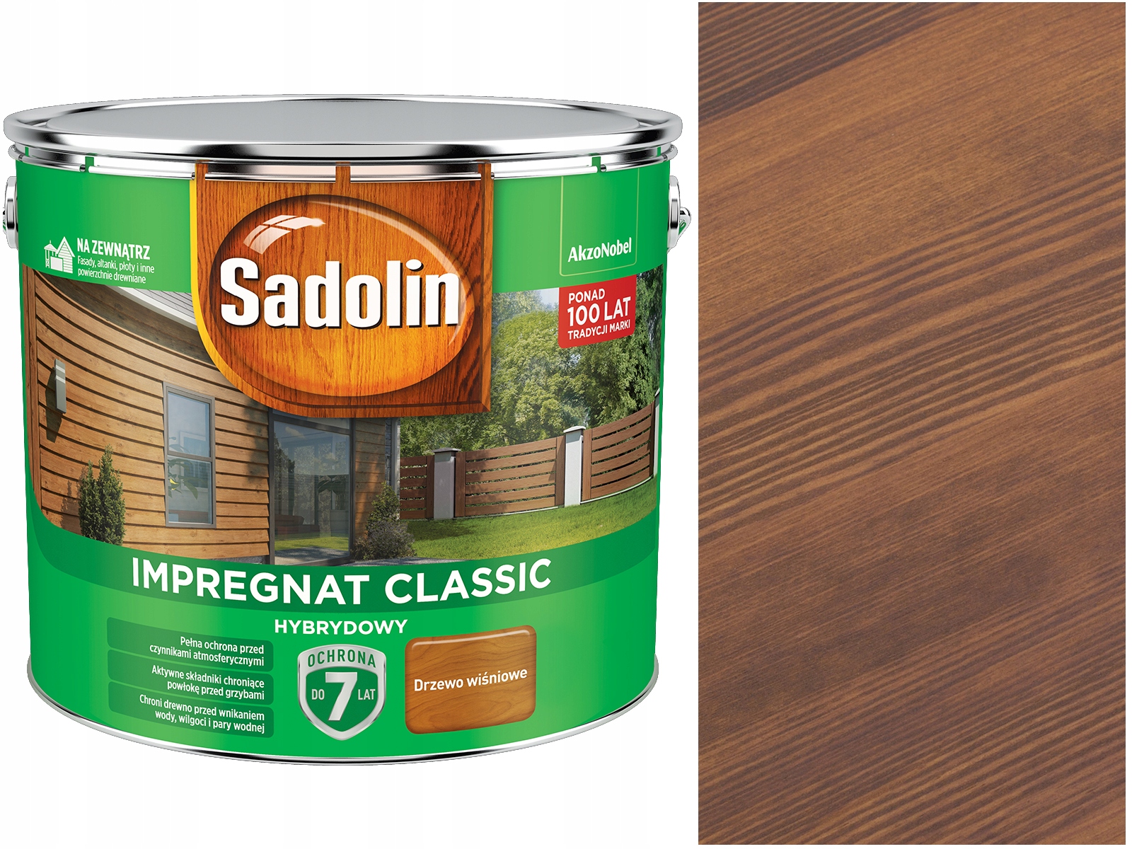 Sadolin Classic Hybrydowy - Drzewo Wiśniowe 9L